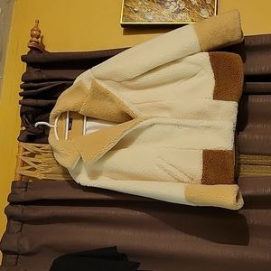 Plus size fleece coat